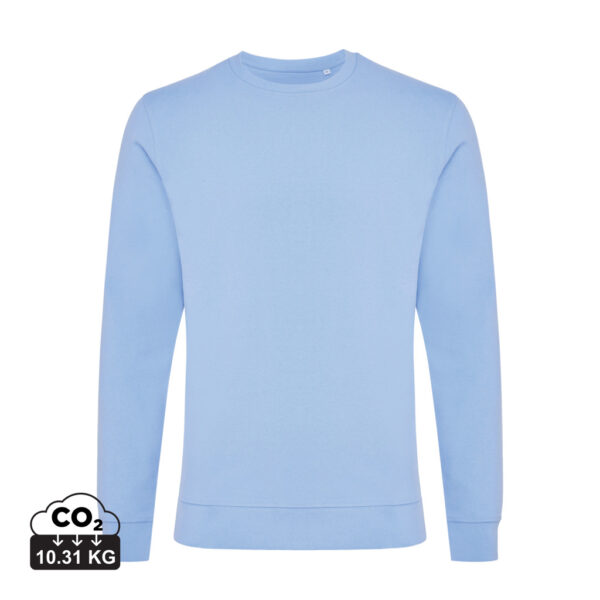 Iqoniq Zion recycled cotton crew neck - Sky Blue