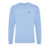 Iqoniq Zion recycled cotton crew neck - Sky Blue