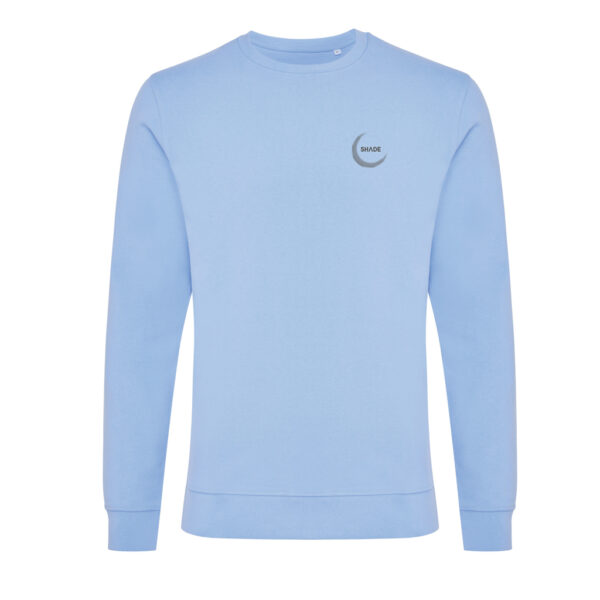 Iqoniq Zion recycled cotton crew neck - Sky Blue