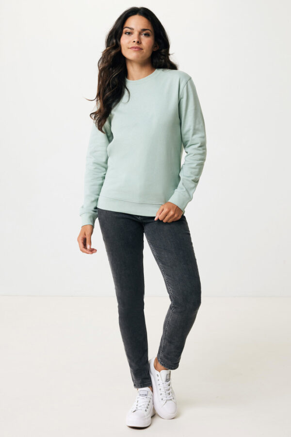 Iqoniq Zion recycled cotton crew neck - Iceberg Green