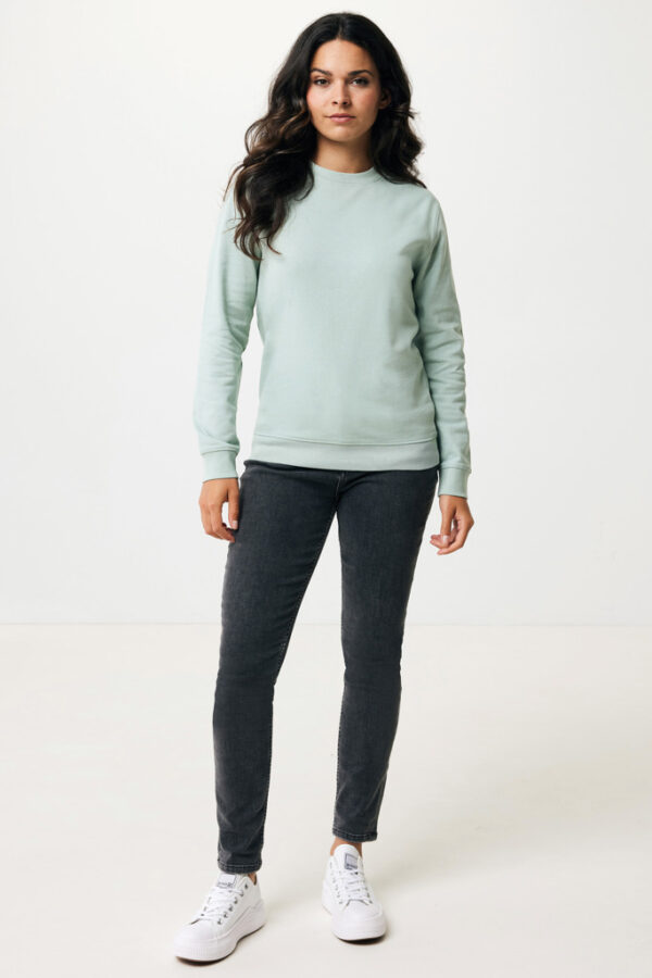 Iqoniq Zion recycled cotton crew neck - Iceberg Green