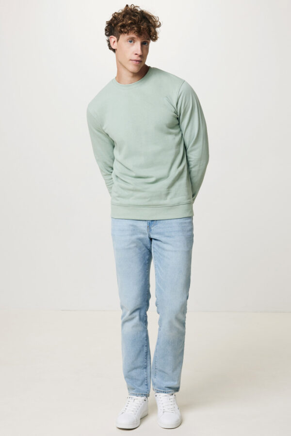 Iqoniq Zion recycled cotton crew neck - Iceberg Green