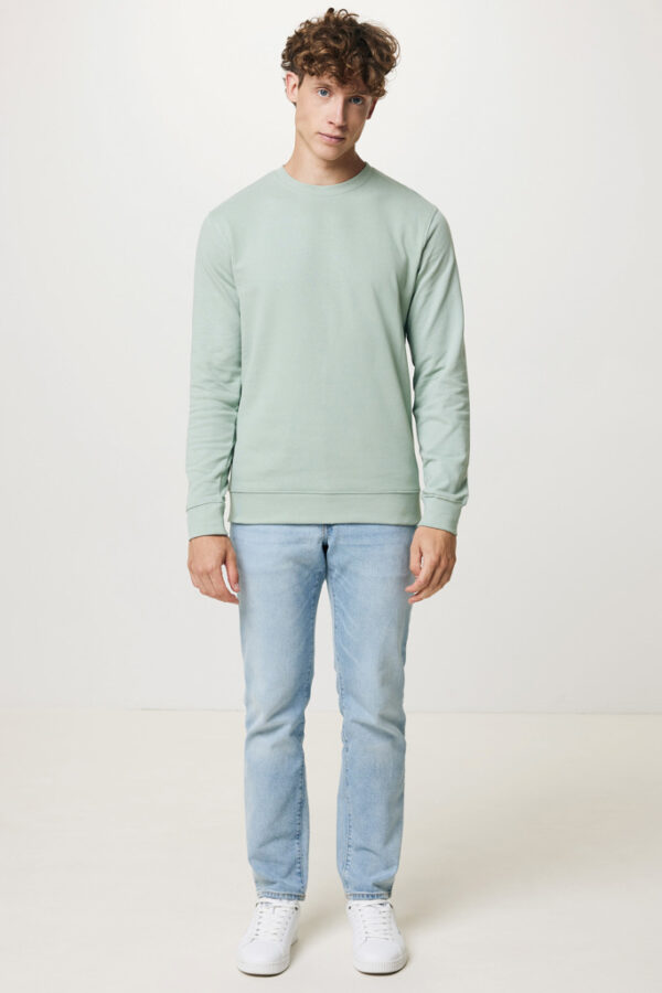 Iqoniq Zion recycled cotton crew neck - Iceberg Green