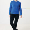 Iqoniq Zion recycled cotton crew neck - Royal Blue