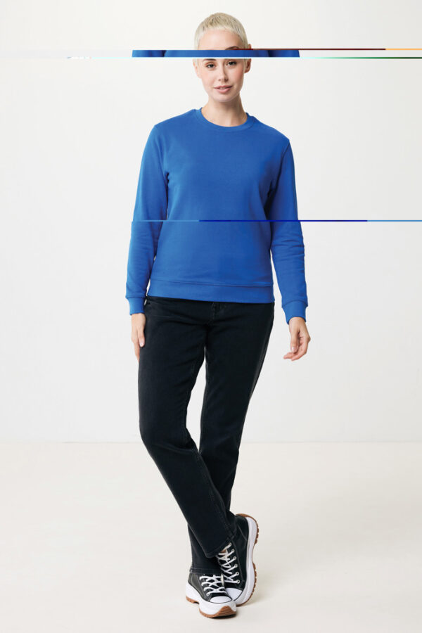 Iqoniq Zion recycled cotton crew neck - Royal Blue