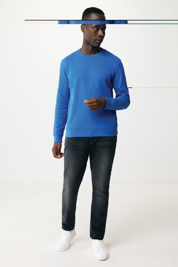 Iqoniq Zion recycled cotton crew neck - Royal Blue