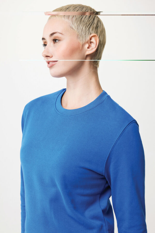 Iqoniq Zion recycled cotton crew neck - Royal Blue