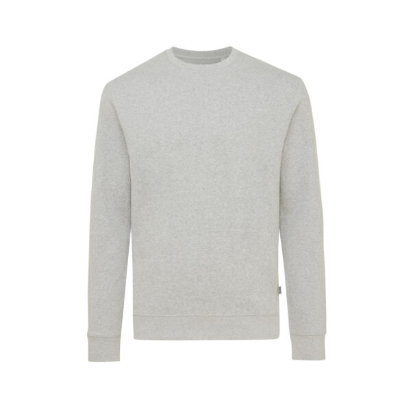 Iqoniq Denali recycled cotton crew neck undyed - Heather Grey