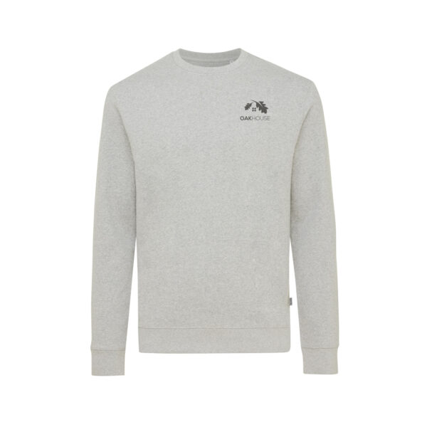 Iqoniq Denali recycled cotton crew neck undyed - Heather Grey