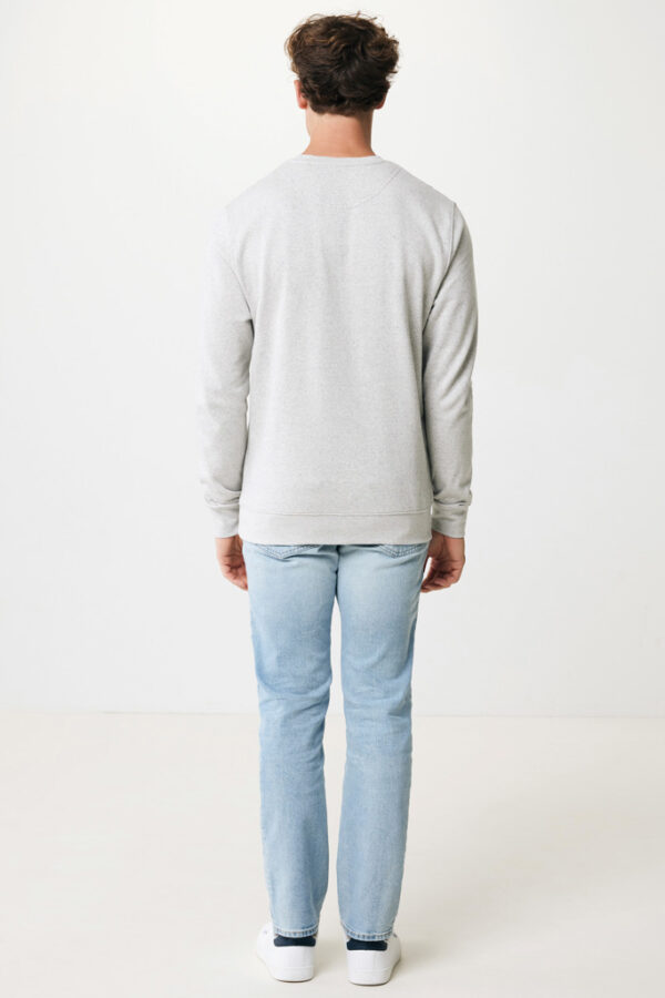 Iqoniq Denali recycled cotton crew neck undyed - Heather Grey