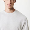 Iqoniq Denali recycled cotton crew neck undyed - Heather Grey