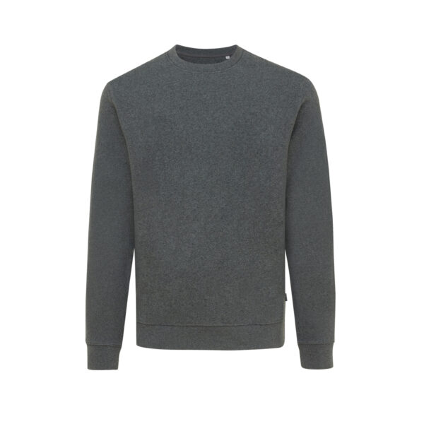 Iqoniq Denali recycled cotton crew neck undyed - Heather Anthracite