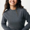 Iqoniq Denali recycled cotton crew neck undyed - Heather Anthracite