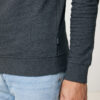 Iqoniq Denali recycled cotton crew neck undyed - Heather Anthracite