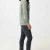 Iqoniq Denali recycled cotton crew neck undyed - Heather Green