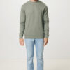 Iqoniq Denali recycled cotton crew neck undyed - Heather Green