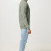 Iqoniq Denali recycled cotton crew neck undyed - Heather Green