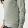 Iqoniq Denali recycled cotton crew neck undyed - Heather Green