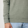 Iqoniq Denali recycled cotton crew neck undyed - Heather Green