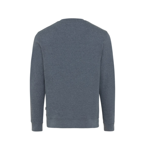 Iqoniq Denali recycled cotton crew neck undyed - Heather Navy