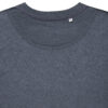 Iqoniq Denali recycled cotton crew neck undyed - Heather Navy