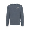 Iqoniq Denali recycled cotton crew neck undyed - Heather Navy