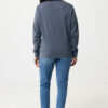 Iqoniq Denali recycled cotton crew neck undyed - Heather Navy