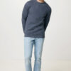 Iqoniq Denali recycled cotton crew neck undyed - Heather Navy