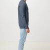 Iqoniq Denali recycled cotton crew neck undyed - Heather Navy