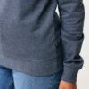 Iqoniq Denali recycled cotton crew neck undyed - Heather Navy