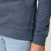 Iqoniq Denali recycled cotton crew neck undyed - Heather Navy