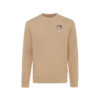 Iqoniq Denali recycled cotton crew neck undyed - Heather Brown