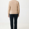 Iqoniq Denali recycled cotton crew neck undyed - Heather Brown