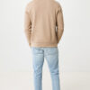 Iqoniq Denali recycled cotton crew neck undyed - Heather Brown