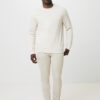 Iqoniq Denali recycled cotton crew neck undyed - Natural Raw