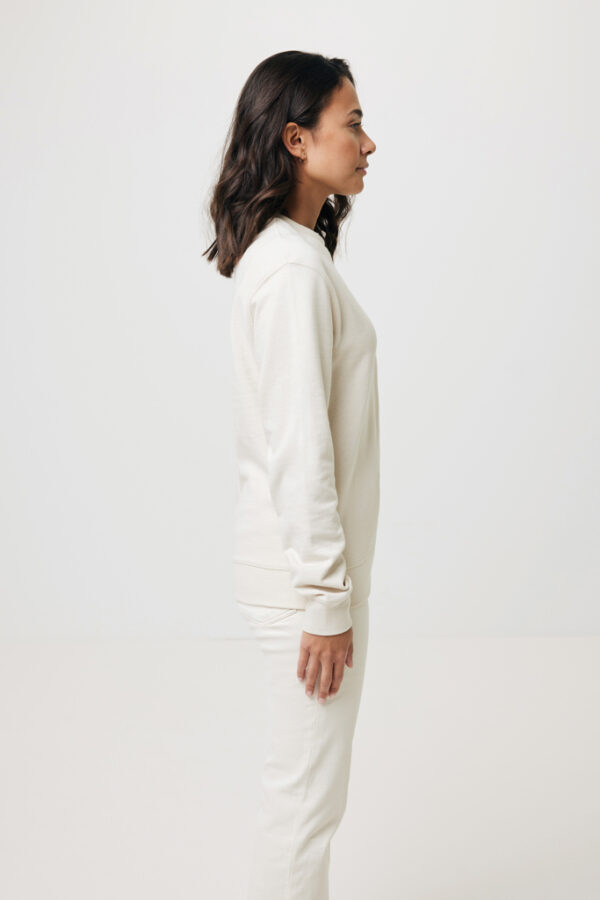 Iqoniq Denali recycled cotton crew neck undyed - Natural Raw