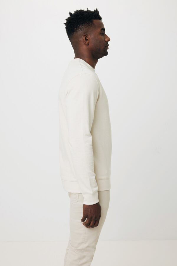 Iqoniq Denali recycled cotton crew neck undyed - Natural Raw