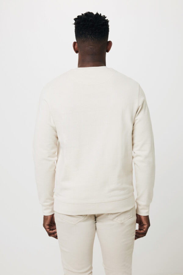 Iqoniq Denali recycled cotton crew neck undyed - Natural Raw