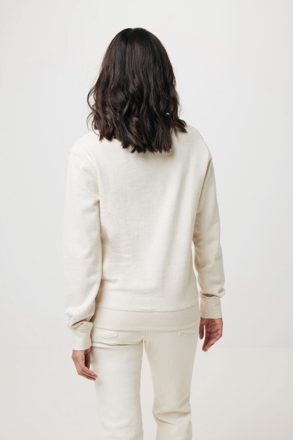 Iqoniq Denali recycled cotton crew neck undyed - Natural Raw