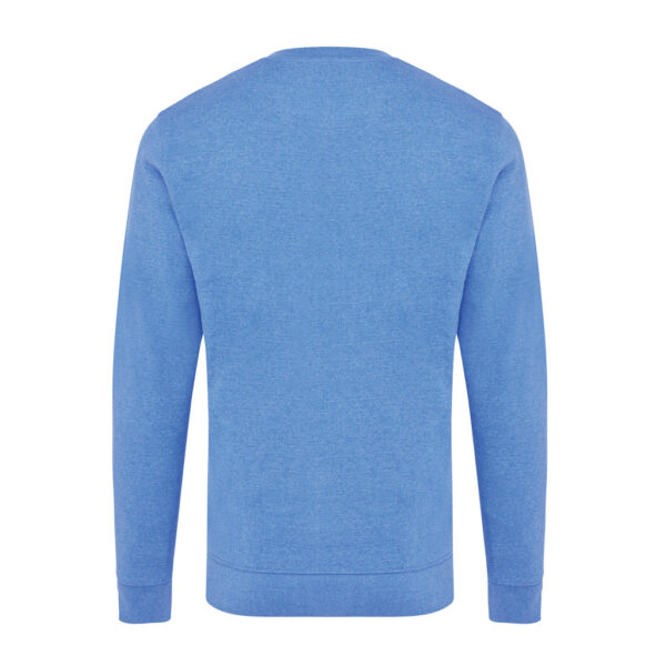 Iqoniq Denali recycled cotton crew neck undyed - Heather Blue