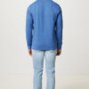 Iqoniq Denali recycled cotton crew neck undyed - Heather Blue