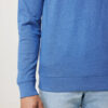 Iqoniq Denali recycled cotton crew neck undyed - Heather Blue