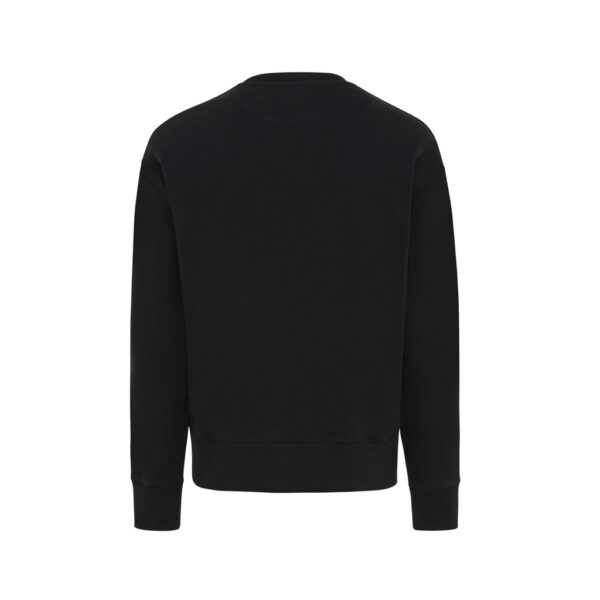 Iqoniq Kruger relaxed recycled cotton crew neck - Black