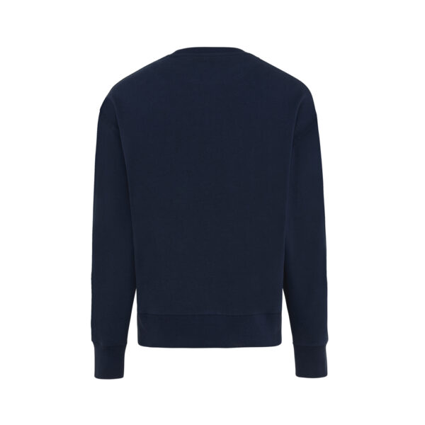 Iqoniq Kruger relaxed recycled cotton crew neck - Navy