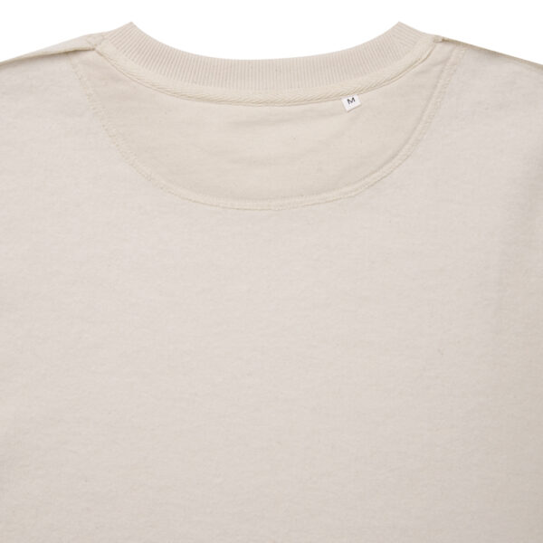 Iqoniq Kruger relaxed recycled cotton crew neck - Natural Raw