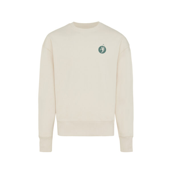 Iqoniq Kruger relaxed recycled cotton crew neck - Natural Raw