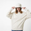 Iqoniq Kruger relaxed recycled cotton crew neck - Natural Raw