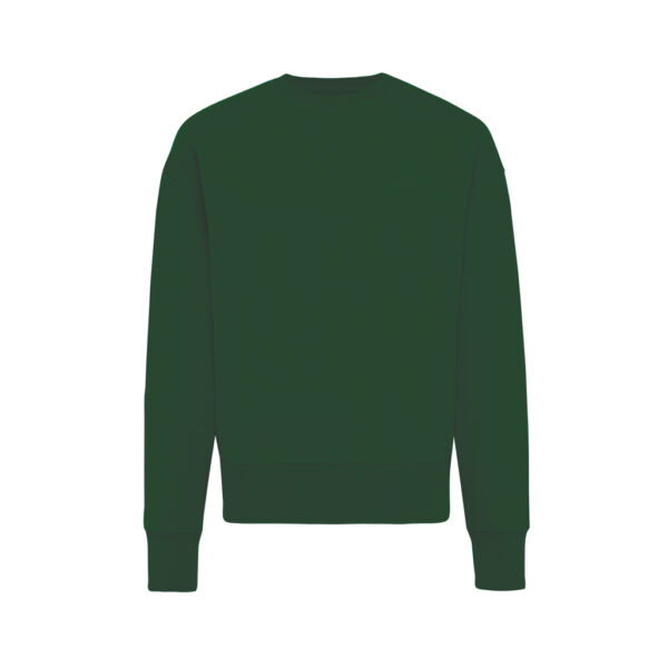 Iqoniq Kruger relaxed recycled cotton crew neck - Forest Green