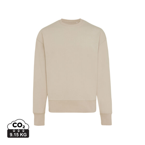 Iqoniq Kruger relaxed recycled cotton crew neck - Desert