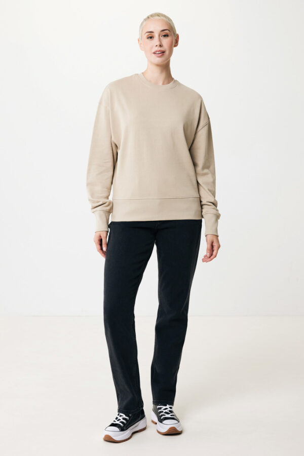 Iqoniq Kruger relaxed recycled cotton crew neck - Desert